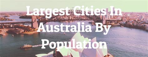 cities in australia by population